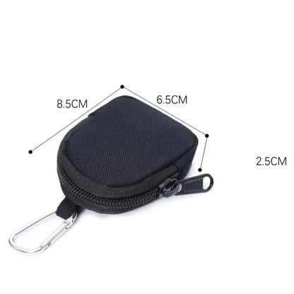 Tactical EDC Key Wallet Pouch Men Coin Purse Zipper Keychain Holder Compact Outdoor Utility Organizer Bag