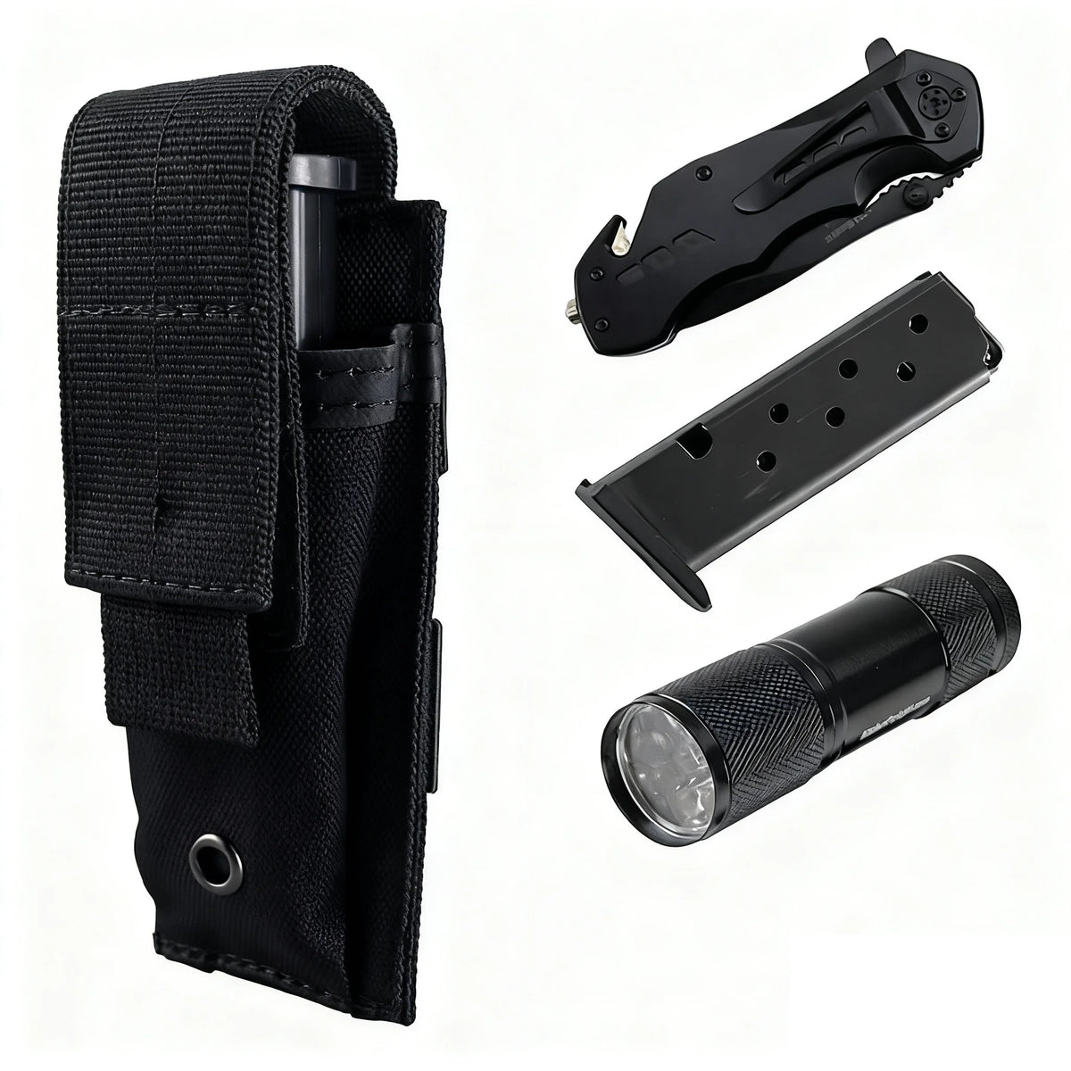 Multi-functional Molle Pouch Outdoor Sports Knife Sheath Lighter Bag EDC Small Tool Accessory Single Double Triple Hanging Bag