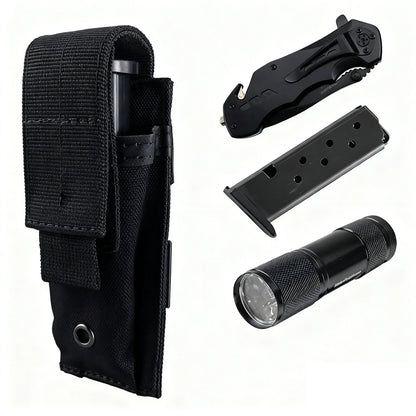 Multi-functional Molle Pouch Outdoor Sports Knife Sheath Lighter Bag EDC Small Tool Accessory Single Double Triple Hanging Bag