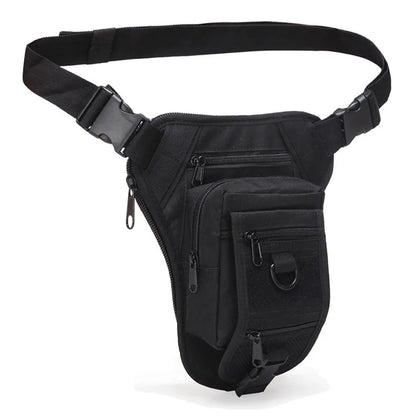 Camouflage outdoor sports waist bag training leg bag large capacity waterproof mountaineering waterproof multifunctional bag