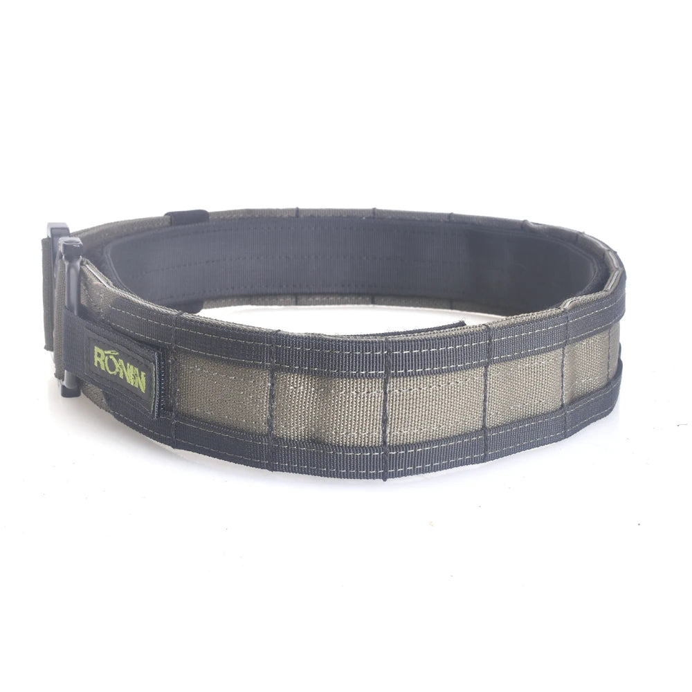 50cm 2 inch Width Ronin Style Tactical Molle Belt Outdoor Hunting Double Layer Belt Molle System Belt