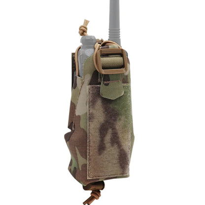 Molle Tactical Gridlok Radio Pouch UV5R UV82 BAOFENG/POFUNG Walkie Talkie Bag Intercom Pouch For Hunting Airsoft