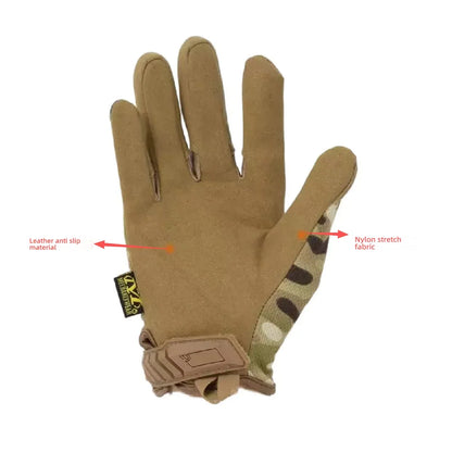 Mechanix Tactical Full-Finger Gloves: Outdoor Climbing, Protection, Touchscreen Compatible, Wear-Resistant and Anti-Slip Gloves