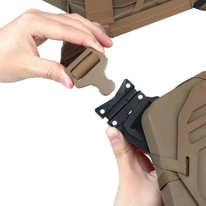 Modular 3D Tactical Armor,Paintball Vest, Airsoft Protective Plate Carrier, Quick Release PFM Outdoor Hunting Vest Training Gear