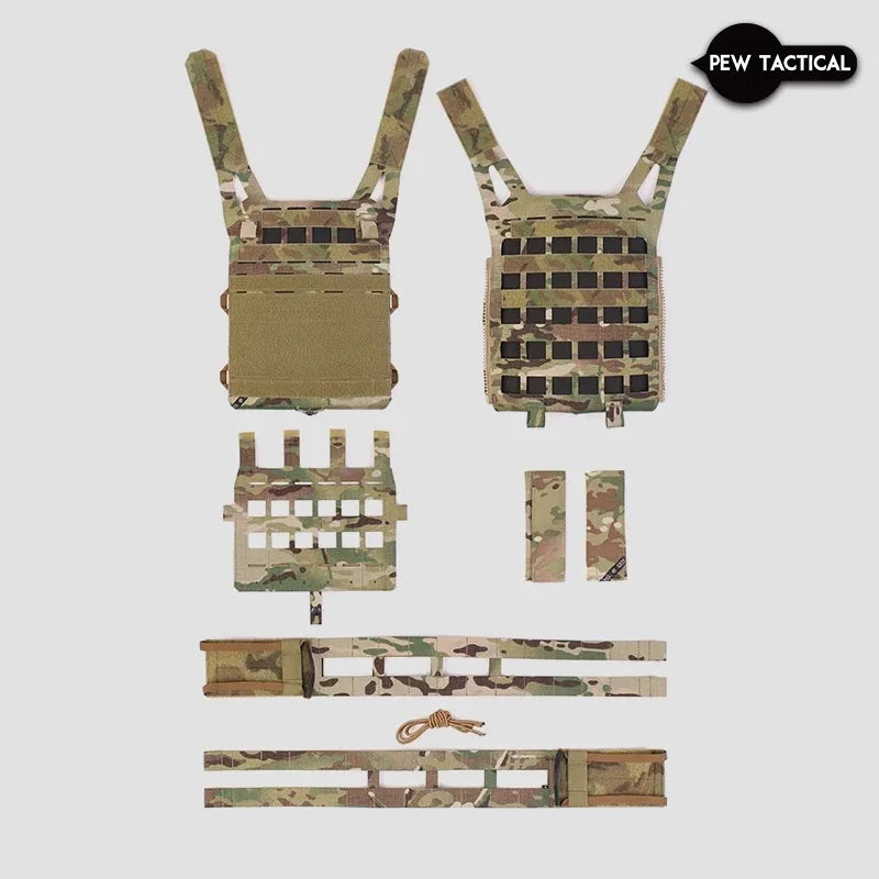 PEW TACTICAL STRUCTURAL PLATE CARRIER Vest AIRLITE SPC Airsoft Tactical Vest