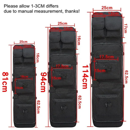 Tactical Rifle Backpack Heavy Duty Gun Protective Case for Hunting Airsoft Paintball Outdoor Shooting Storage