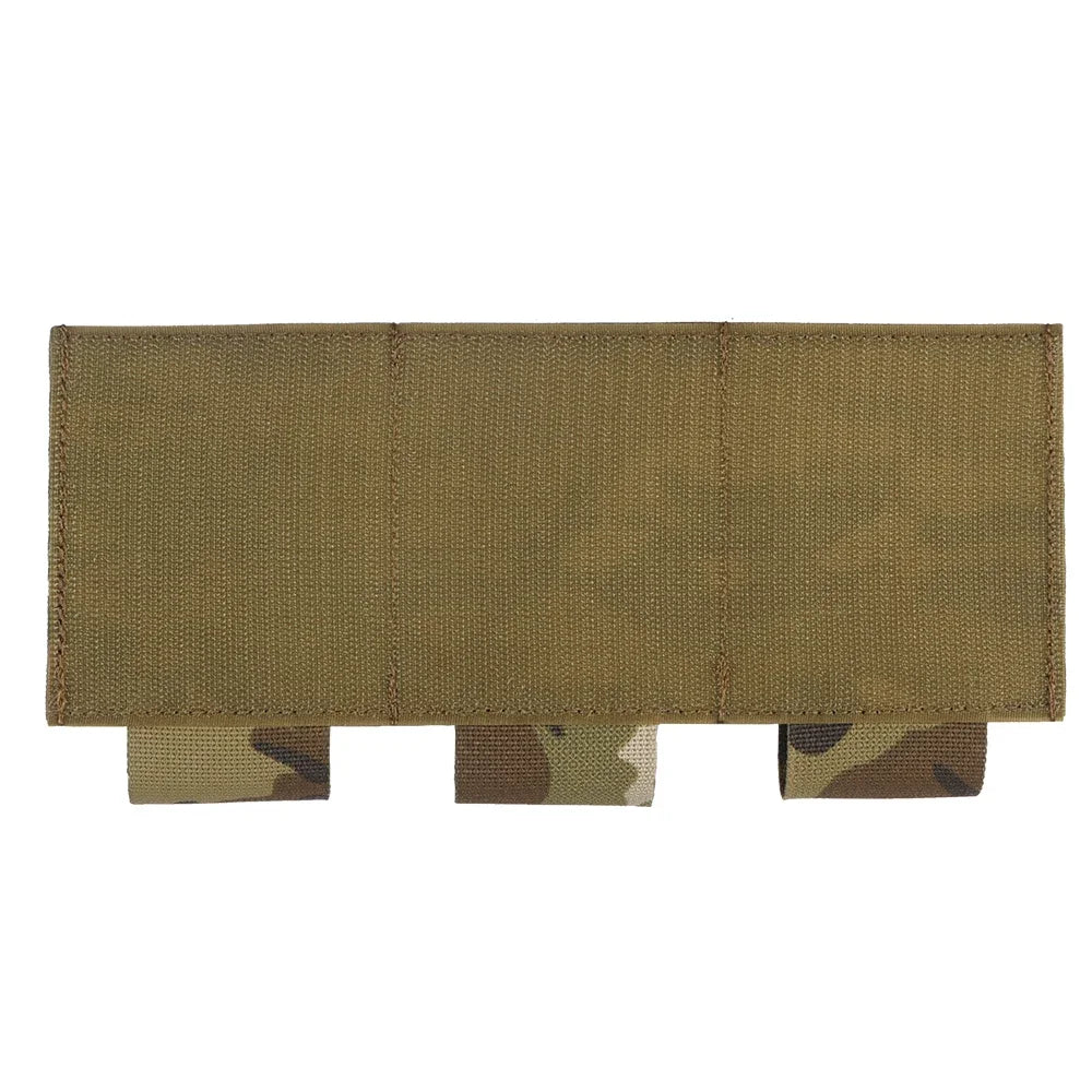 Hunting Triple 762 Magazine Pouch Elastic Retention Hook&Loop MAG Holder Built-in Plate Carrier Vest Accessory Hunting Airsoft
