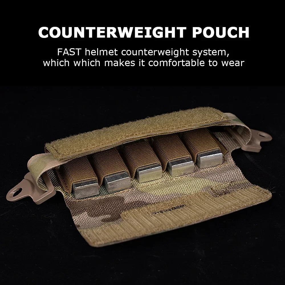 NVG Counterweight Pouch Tactical Helmet Weight Bag for OPS-Core Fast BJ/PJ/MH Airsoft Gear