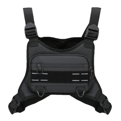 Outdoor Water Resistant Running Vest Chest Pack With Phone Holder Extra Storage Bolsa Sports Chest Bag