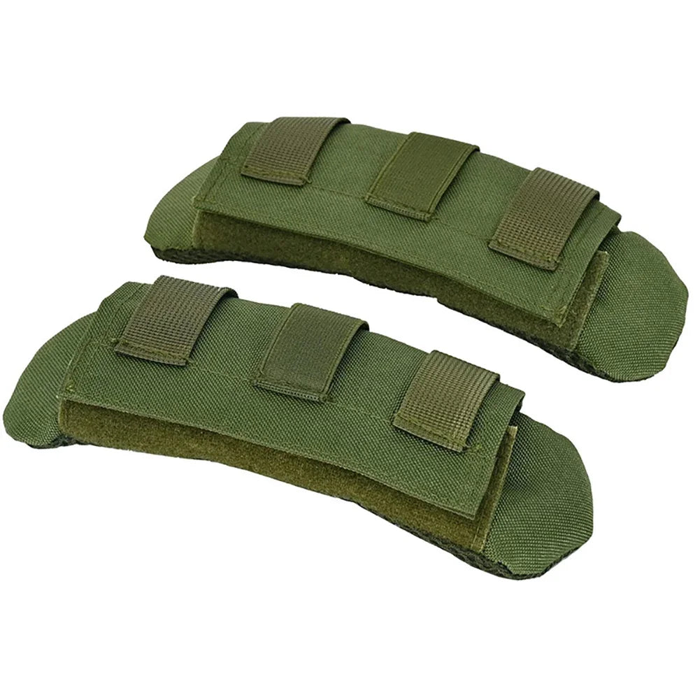 2Pcs Tactical  Vest Strap Shoulder Pad Shoulder Comfort Cushion Mesh Padded Molle Web 1000D Nylon