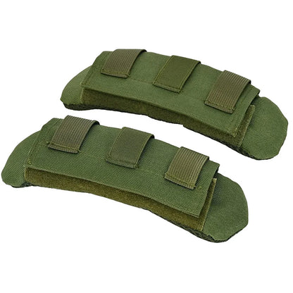 2Pcs Tactical  Vest Strap Shoulder Pad Shoulder Comfort Cushion Mesh Padded Molle Web 1000D Nylon