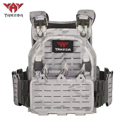YAKEDA Tactical Vest Outdoor Hunting Plate Carrier Protective Adjustable Vest Airsoft Carrier Combat Equipment 6094 vest