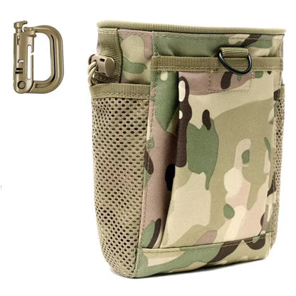 OPHIDIANTAC Molle Dump Pouch,Hunting Magazine Recovery Pouch Drastring Ammo Bag Belt Waist Fanny Pack Adjustable Holster Bag