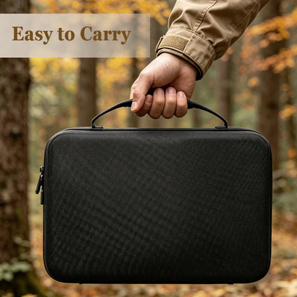 2 Pistol Case Tactical Gun Transport Bag Universal Handgun Storage Case Pistol Carry Pouch Hunting EDC Holder Hard EVA Range Bag