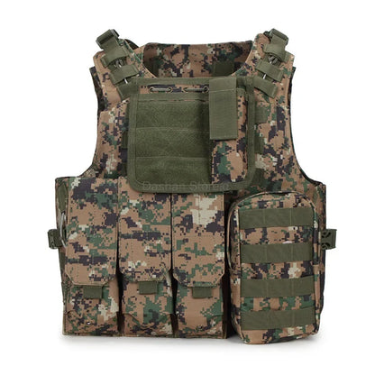 Outdoor Tactical Vest Gear Vest Plate Carrier Airsoft CS Wargame New Style Hunting Equipment Paintball Camouflage Armor