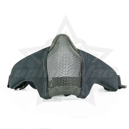 Outdoor cycling mask carbon steel mesh breathable half face mask CS field protection mask