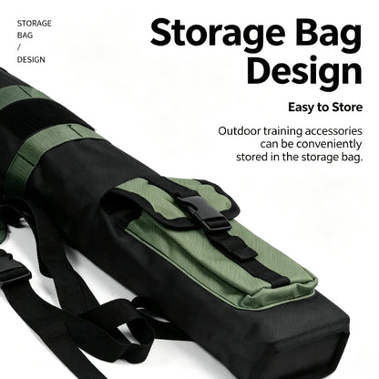 Pskook Archery Lightweight Back Arrow Quiver Dual Use Foldable Compact Hip Arrows Bag with Molle System Pocket Hanged for Hunt