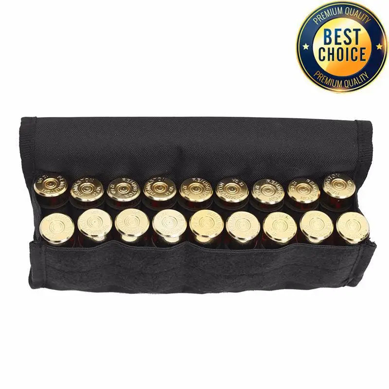18 Round Tactical Shell Holder Ammo Bag Hunting Shooting Outdoor Molle Waist Bag 12/20 Gauge Shotgun Cartridges Bullet Pouch