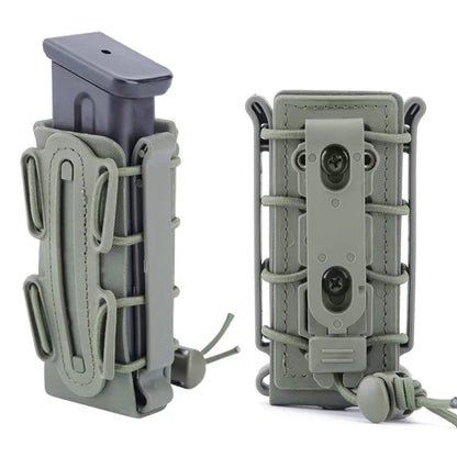3Pcs 9mm Mag Pouches Pistol Magazine Pouch Soft Shell Magazine Pouch Tactical Rifle Fast Mag Carrier Holder for Belt&Molle Sytem