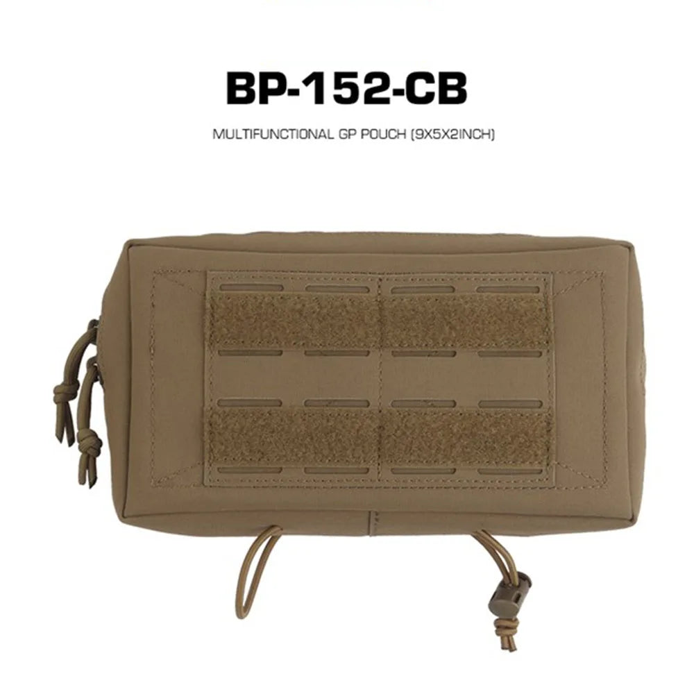 Tactical Multifunctional GP pouch (9x5x2inch) Outdoor Sports Waist Molle Belt Pouch Accessory Bag