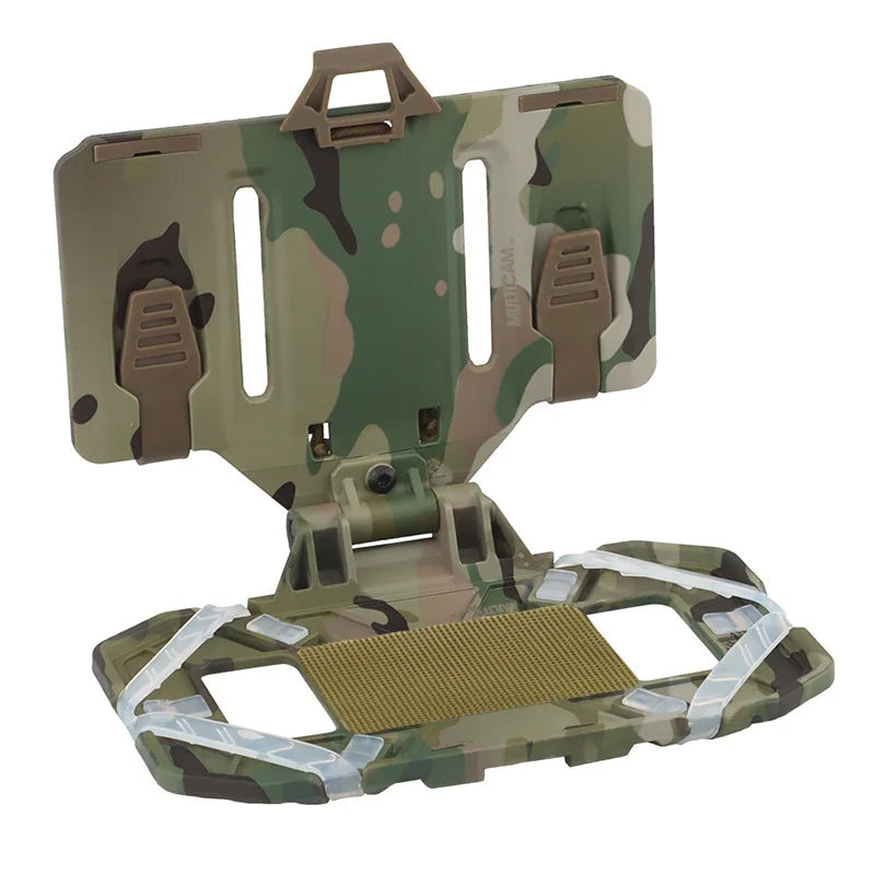 BOOIU Tactical MOLLE Folded Navigation Board Airsoft Mobile Phones Navigator Panel CS Hunting for Screen Size 4.7-6.7in