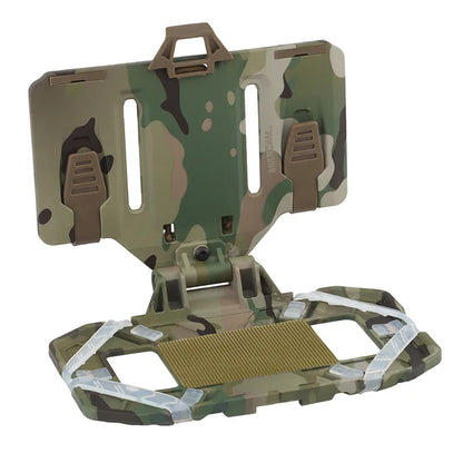 BOOIU Tactical MOLLE Folded Navigation Board Airsoft Mobile Phones Navigator Panel CS Hunting for Screen Size 4.7-6.7in