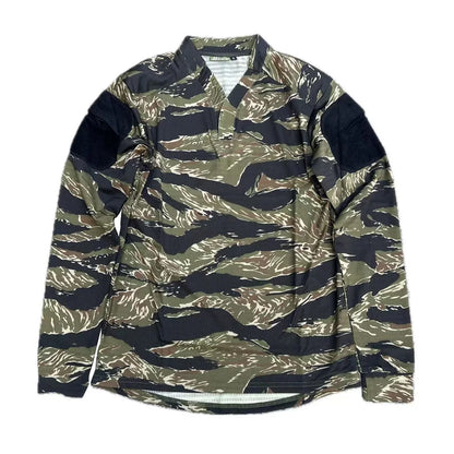 Camo Velocity Style Rugby Shirt Quick Dry Tactical Long Sleeve T-shirt CAG Love