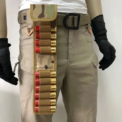 door hunting sports 16-round ammo pouch molle accessory bag EDC multi-functional camouflage waist pack tactical bag