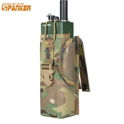 Tactical Molle Radio Walkie Talkie Pouch Waist Bag Holder Pocket Portable Interphone Holster PRC 148/152 Radio Pouch Hunting