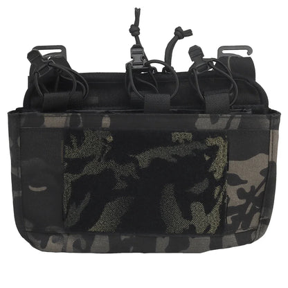 Tactical DOPE Front Flap G-hook Double Stack Abdominal Fanny Pack Triple Magazine Insert Pouch Kangaroo FCPC FCSK Carrier Vest