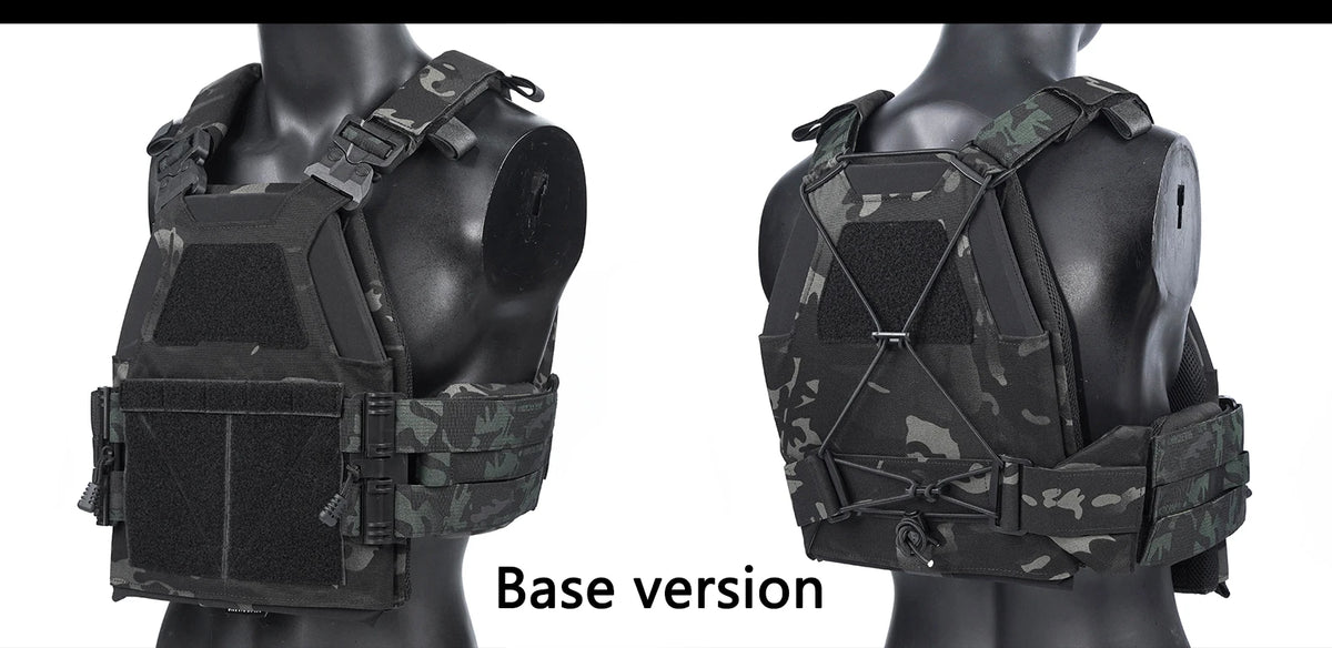 DMGear XP10 Tactical Vest Quick Release Adjustable Airsoft Gear Equipment Accessory Wargame Outdoor Hunting Outdoor