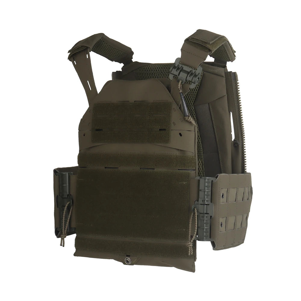 LV-120 Tactical Plate Carrier SS Style Modular MOLLE Vest with Quick Release Reactive Cummerbund Hunting Airsoft Training Gear