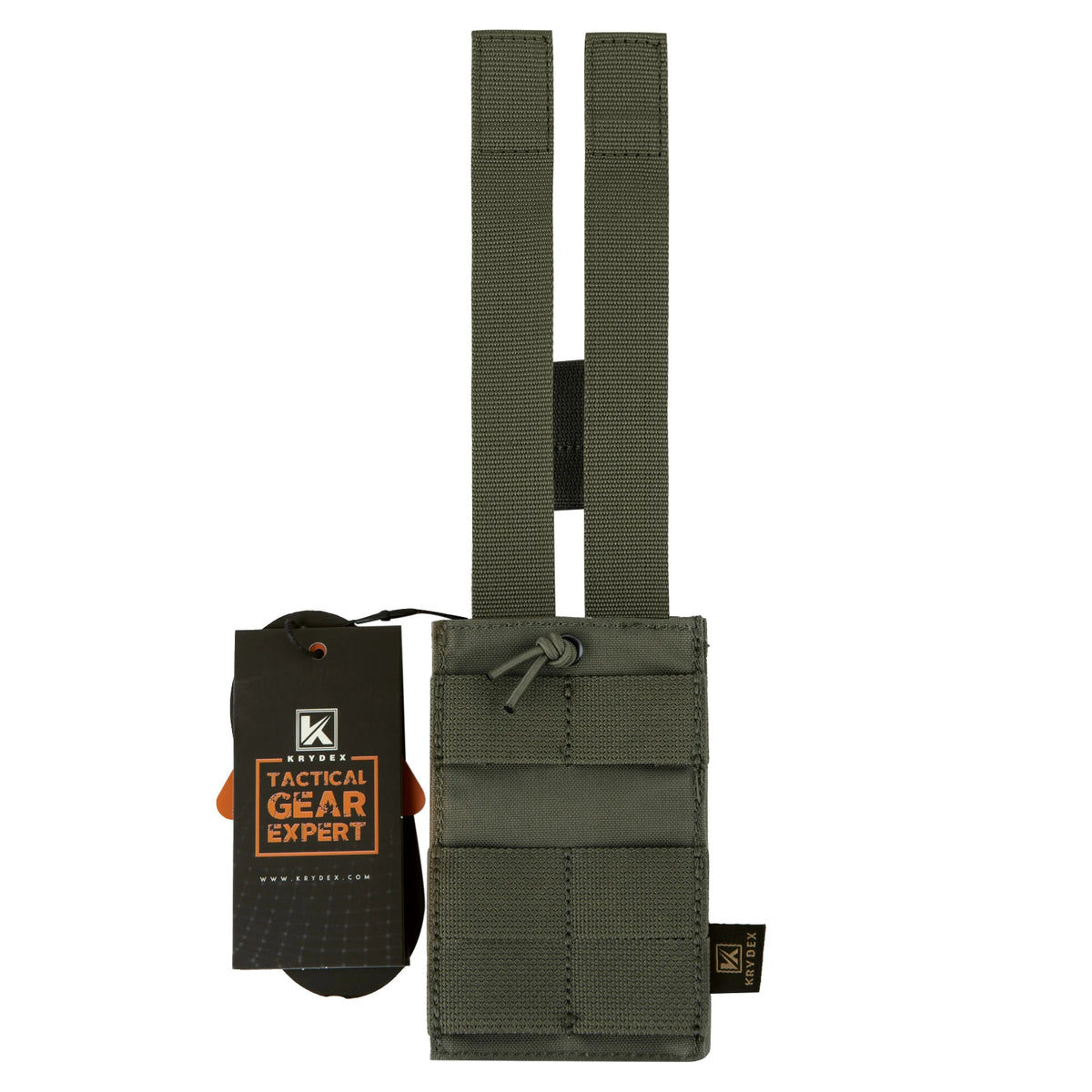 KRYDEX Tactical 5.56 MOLLE Magazines Pouch Single Open-Top Mag Pouch for M4 M16 AR 15 Hunting Accessories
