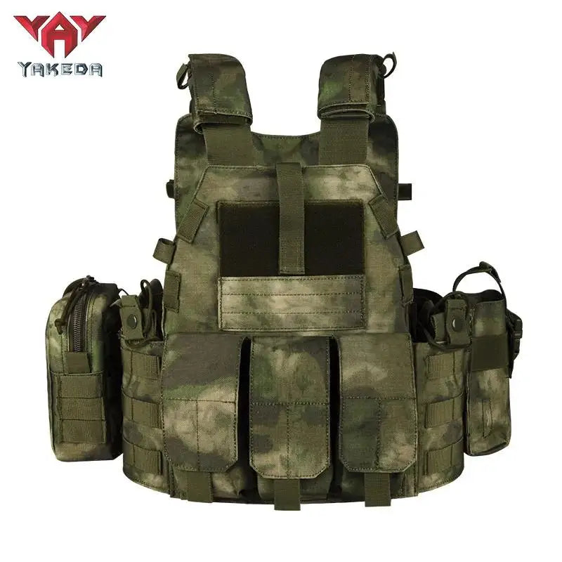Yakeda 6094 Vests Plate Carrier Vest Camouflage Molle Nylon Modular Vest Tactical Vests Outdoor Hunting Men Vest