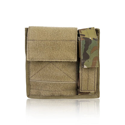 Emersongear Admin Light Map Pouch Storage Purposed Bag Pack Panel Molle Loop Hook Hiking Hunting Outdoor Nylon EM9022