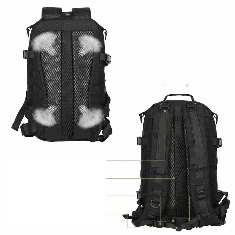 Tactical Assault Backpack Men Large Capacity 3P Attack Big Rucksack Travel Bag Hunting Hiking Camping Backpack Outdoor Wholesale