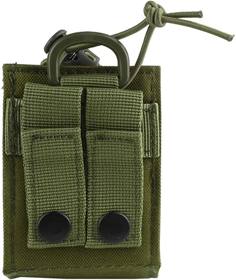 Tactical Molle Walkie Talkie Pouch Interphone Storage Bag Outdoor Molle Radio Pouch Walkie-Talkie Case Holder Accessary Bag
