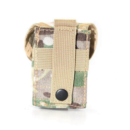 Single Frag Grenade Pouch Outdoor Accessory Waist Bag Tactical Molle Small Tool Bag Double Grenade Pouch  for Hunting Shooting