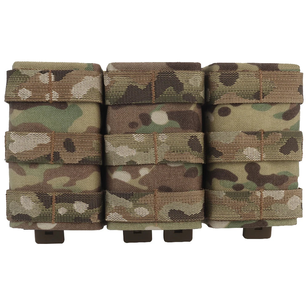 Tactical Molle 7.62 Triple Magazine Pouch Medium Open Top KYWI Kydex Wedge Insert Mag Pouch Holder Hunting Accessories