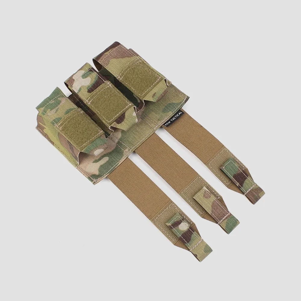 PEW Tactical FB3 Triple Flash Bang Pouch MOLLE Flip Cover Tool Bag WD40 40ml Storage Utility Pouch PH99