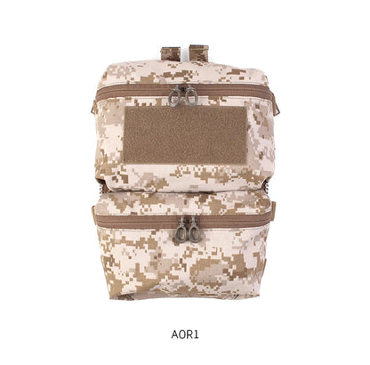 PEW TACTICAL Back Panel Double Pouch PEWTAC FCPC V5 Airsoft BP04