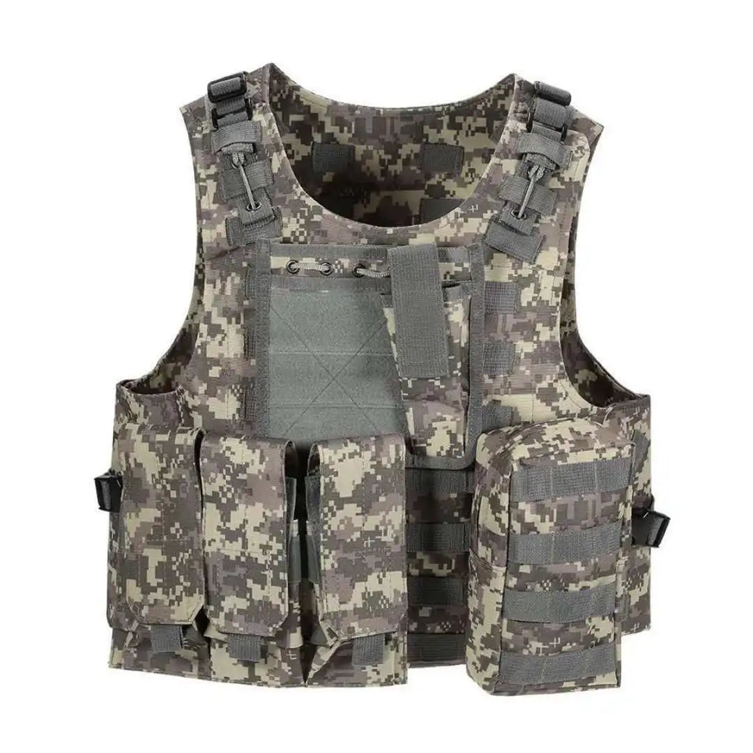 600D oxford Tactical Vest Mens Military Hunting Vest Field Battle Airsoft Molle Waistcoat Combat Assault Plate Carrier Vest