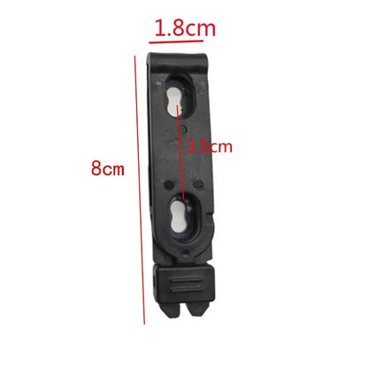 2PCS 4PCS Tactical 9mm Molle Clips Clamp Molle Attachment Soft Shell Magazine Pouch Universal Knife Sheath Back Clips Knife Clip