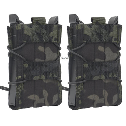 Tactical Molle Single Open-Top Mag Pouch for M4 M14 M16 AR15 G36 Magazines MOLLE Belt Attach Mag Carrier