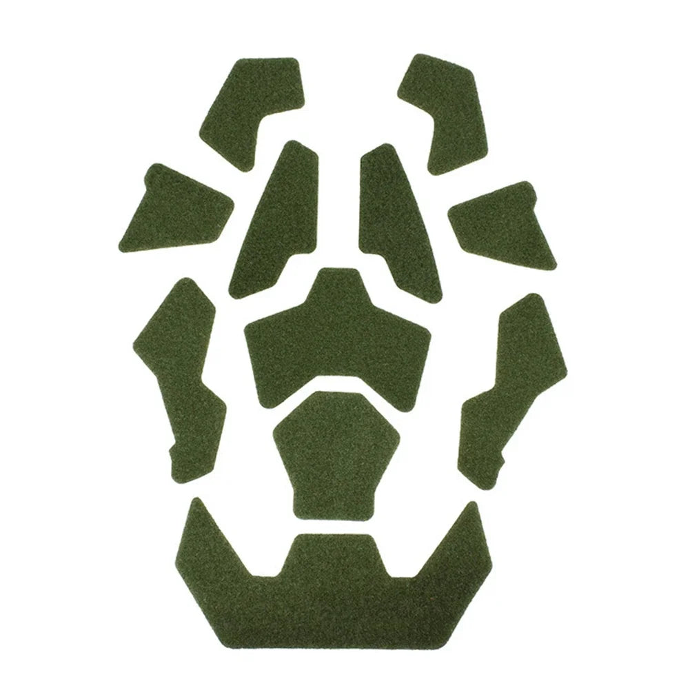 11Pcs/set Tactical FAST Helmet Cable Management Kits Magic Sticker Universal Tape Helmet Padding Stickers