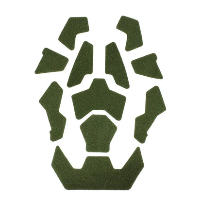 11Pcs/set Tactical FAST Helmet Cable Management Kits Magic Sticker Universal Tape Helmet Padding Stickers