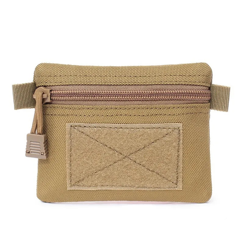 EDC Molle Waist Pouch Waterproof Portable Zipper Wallet Pack for Outdoor Camping Hiking Hunting Travel