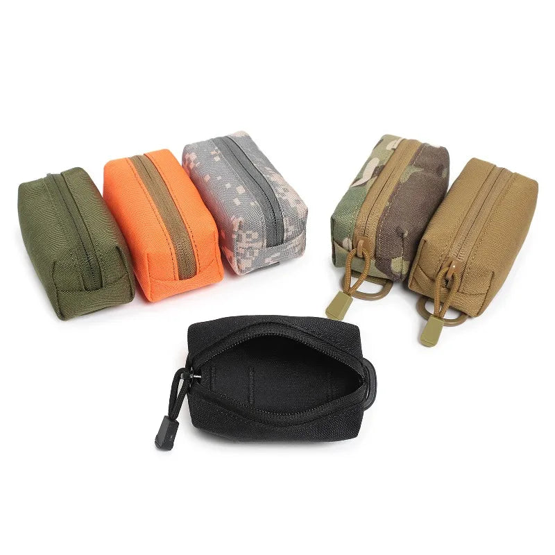 Tactical Outdoor Belt Waist Pack Storage Bag Key Organizer Portable Mini Molle Pouch Men Coin Purse Hiking Camping EDC Tool Kit