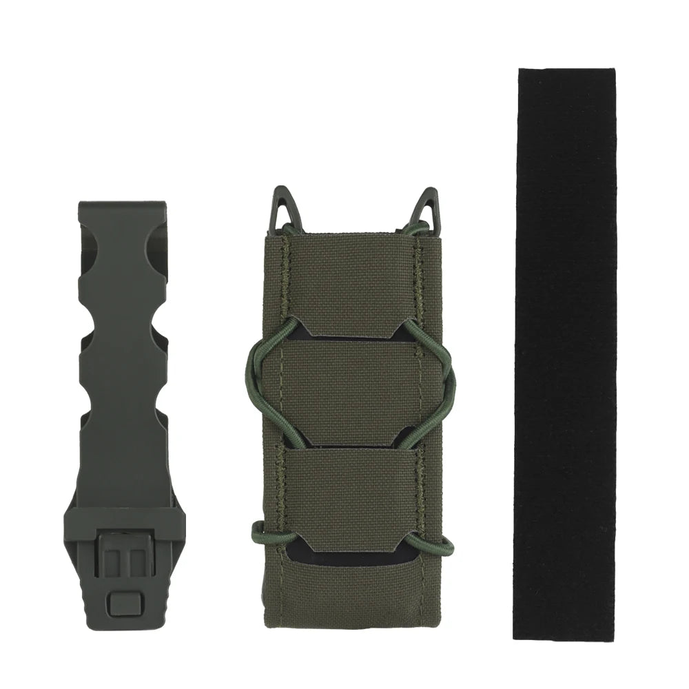 V2 Tactical Magazine Pouch Gen 2 Tiger 9MM Pistol Mag Bag Molle Flashlight Pouches Torch Holder Hunting Airsoft Knife Holster
