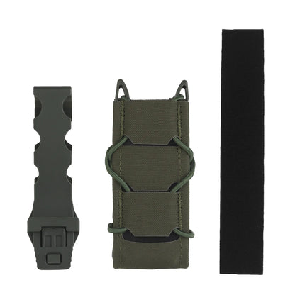 V2 Tactical Magazine Pouch Gen 2 Tiger 9MM Pistol Mag Bag Molle Flashlight Pouches Torch Holder Hunting Airsoft Knife Holster